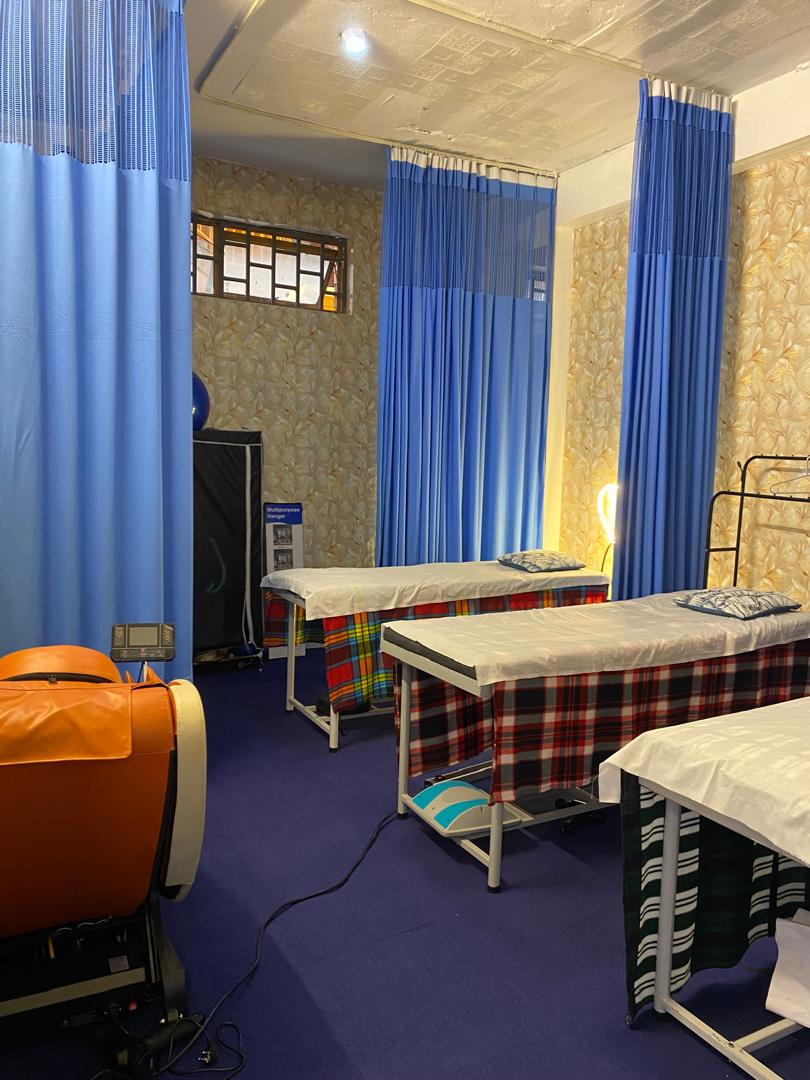 Relaxing therapy room